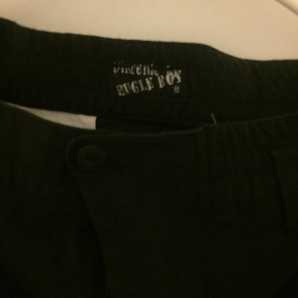 Preowned Vintage Classic Bugle Boy Men's Black Pants Size 29 x 33 - Picture 5 of 6
